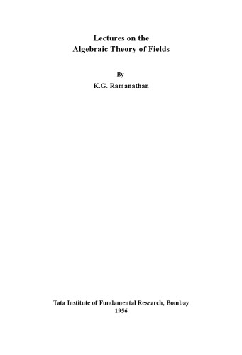 ﻿سخنرانی در نظریه جبری میدان ها