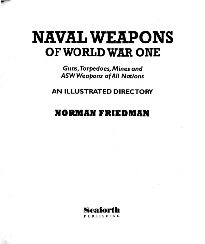 ﻿سلاح های دریایی جنگ جهانی اول