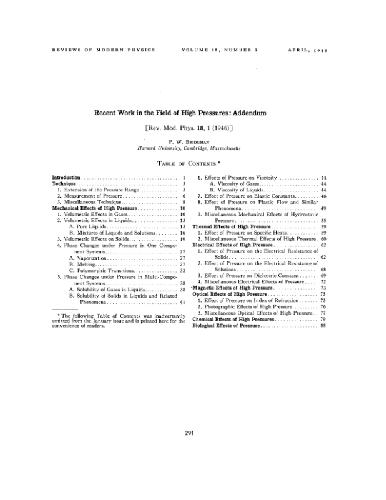 ﻿کارهای اخیر در زمینه فشارهای بالا