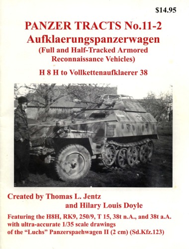﻿Aufklaerungspanzerwagen خودروهای شناسایی زرهی کامل و نیمه مسیر (Panzer Tracts 11-02)
