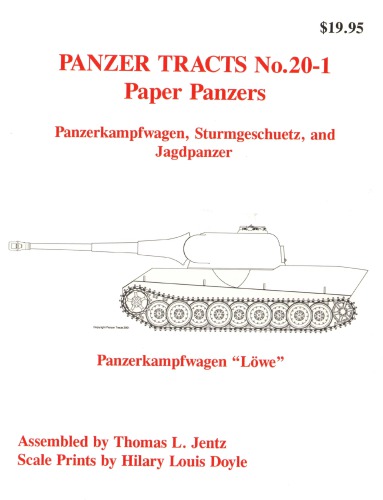 ﻿پانزرهای کاغذی Panzerkampfwagen، Sturmgeschuetz و Jagdpanzer (تراکت Panzer No.20-01)