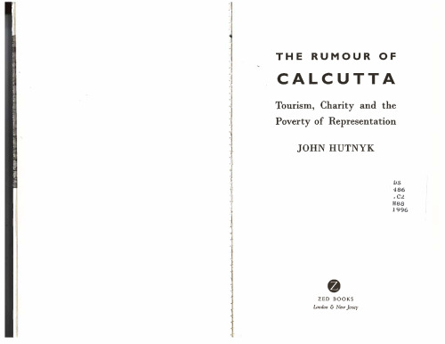 ﻿شایعه کلکته: گردشگری، خیریه و فقر نمایندگی