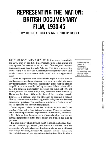 ﻿نماینده ملت: فیلم مستند انگلیس