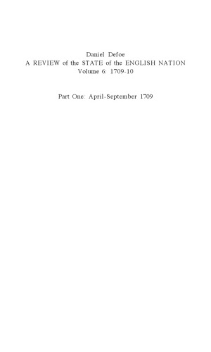 ﻿مروری بر وضعیت ملت انگلیسی 1709-10 Pt. 1 آوریل - سپتامبر 1709