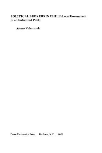 کارگزاران سیاسی در شیلی: دولت محلی در یک جمع متمرکز