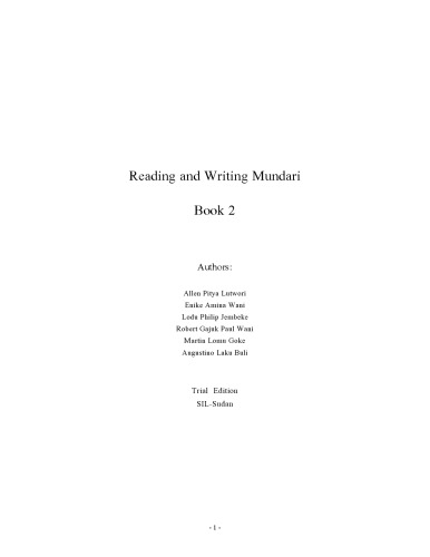 ﻿خواندن و نوشتن مونداری