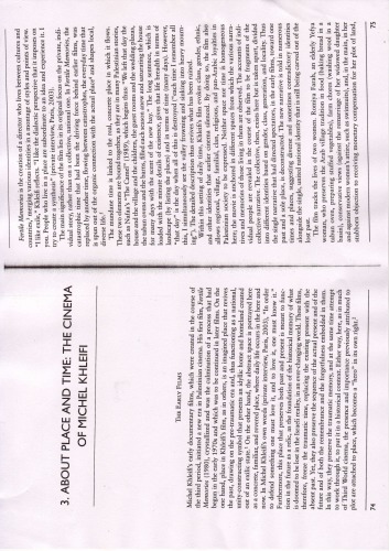 ﻿درباره مکان و زمان: سینمای میشل خلیفی