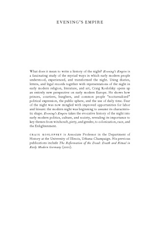 ﻿امپراتوری عصر: تاریخچه شب در اروپای مدرن اولیه