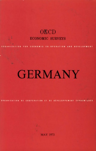﻿بررسی های اقتصادی OECD: آلمان 1973.