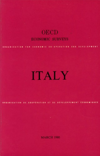 ﻿بررسی های اقتصادی OECD: ایتالیا 1979-1980.
