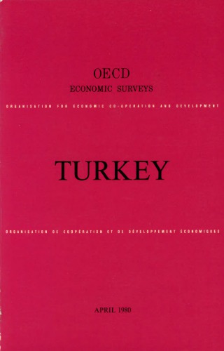 ﻿بررسی های اقتصادی OECD: ترکیه 1979-1980.