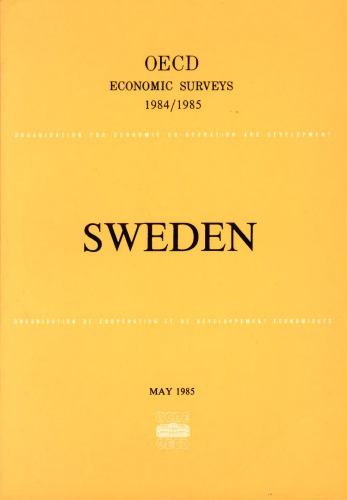﻿بررسی های اقتصادی OECD: سوئد 1984-1985.