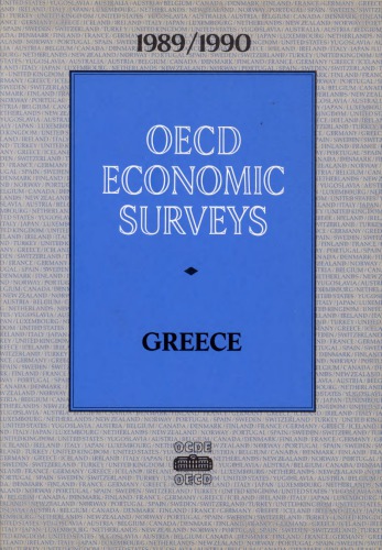 ﻿بررسی های اقتصادی OECD: یونان 1989-1990.