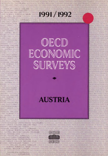﻿بررسی های اقتصادی OECD: اتریش / 1991/1992.