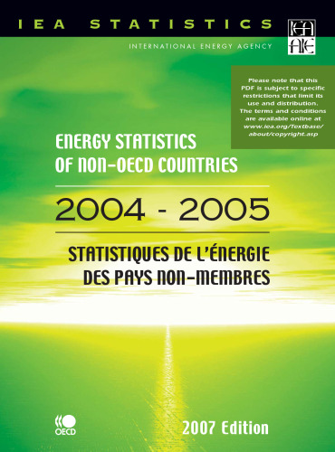 ﻿آمار انرژی کشورهای غیر OECD ، 2004-2005: آمار De L’nergie des Pays Non Membres ، 2004-2005