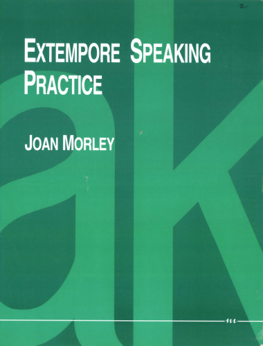 ﻿تمرین Speaking Extempore