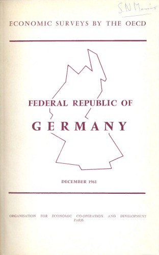 OECD Economic Surveys: Germany 1961.