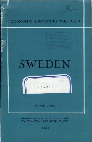 ﻿بررسی های اقتصادی OECD: سوئد 1963.
