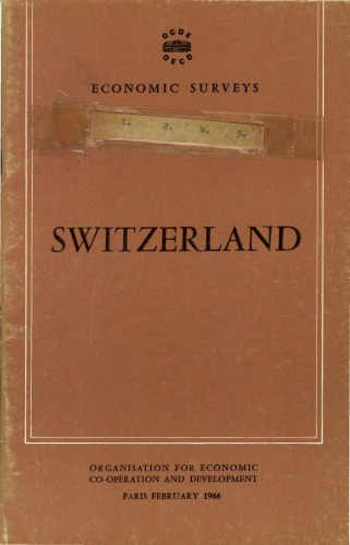 ﻿بررسی های اقتصادی OECD: سوئیس 1966.