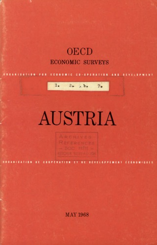 ﻿بررسی های اقتصادی OECD: اتریش 1968.