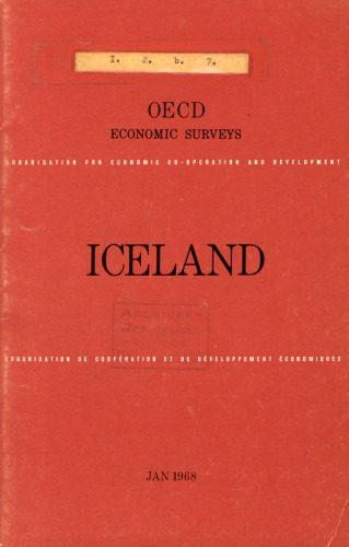 ﻿بررسی های اقتصادی OECD: ایسلند 1968.