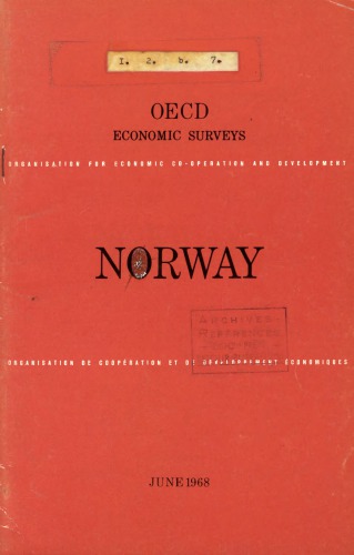 ﻿بررسی های اقتصادی OECD: نروژ 1968.