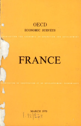﻿بررسی های اقتصادی OECD: فرانسه 1970.