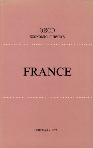 ﻿بررسی های اقتصادی OECD: فرانسه 1972.