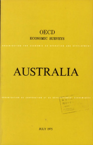 ﻿بررسی های اقتصادی OECD: استرالیا 1975.