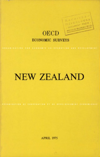 ﻿بررسی های اقتصادی OECD: نیوزلند 1975.