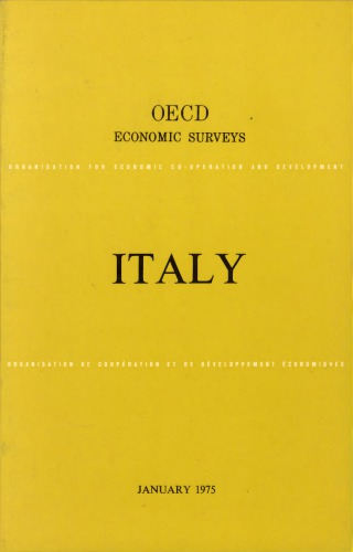 ﻿بررسی های اقتصادی OECD: ایتالیا 1975.