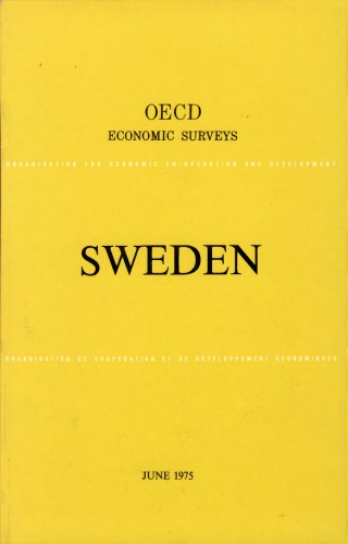 ﻿بررسی های اقتصادی OECD: سوئد 1975.
