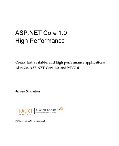 ﻿ASP.NET Core 1.0 با کارایی بالا