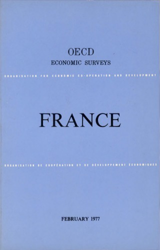OECD Economic Surveys: France 1977.