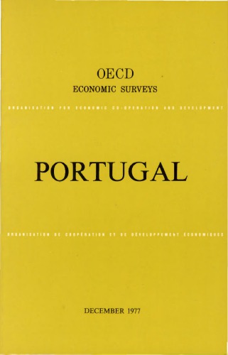 ﻿بررسی های اقتصادی OECD: پرتغال 1977.