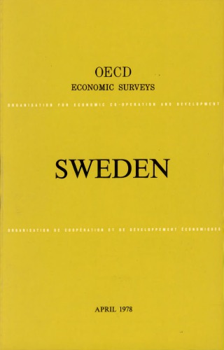 ﻿بررسی های اقتصادی OECD: سوئد 1978.