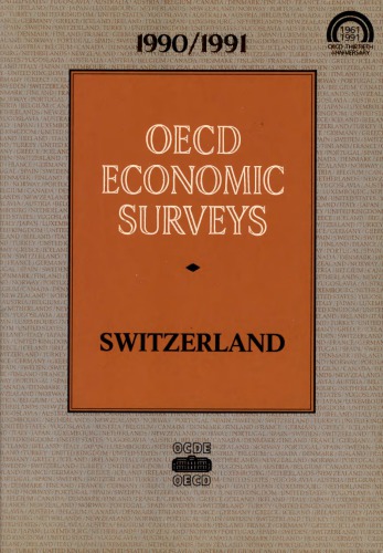 ﻿بررسی های اقتصادی OECD: سوئیس 1991.