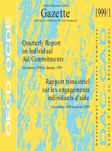 ﻿روزنامه - سیستم گزارش دهی طلبکار: گزارش فصلی تعهدات کمک های فردی جلد 1999 شماره 1.