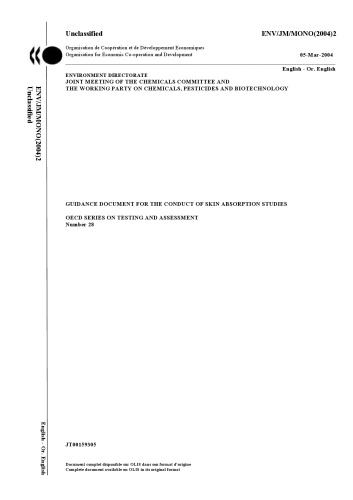 دستورالعمل OECD برای آزمایش مواد شیمیایی