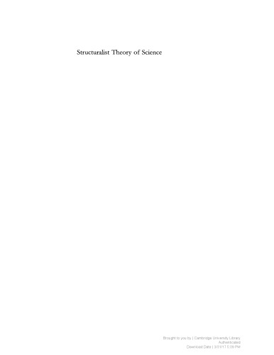 تئوری ساختارگرایی علوم: موضوعات کانونی ، نتایج جدید