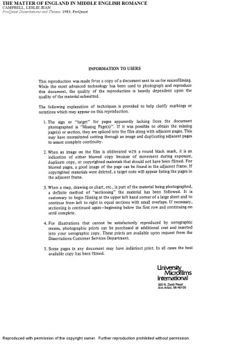 ﻿موضوع انگلستان در عاشقانه انگلیسی میانه