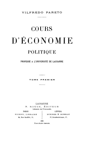 استاد دوره اقتصاد سیاسی در دانشگاه لوزان.