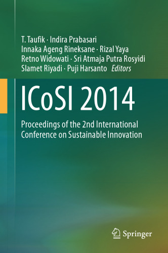 ﻿ICoSI 2014: مجموعه مقالات دومین کنفرانس بین المللی نوآوری پایدار
