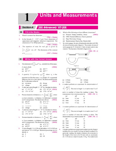 ﻿حل واحدها و ابعاد IIT JEE فصل 1978 تا 2017 همراه با اصلی AIEEE IIT JEE