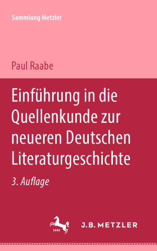﻿مقدمه ای بر منابع تاریخ ادبی مدرن آلمان