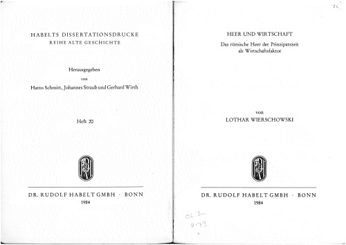 ﻿ارتش و اقتصاد ارتش رومی پرنسیپ به عنوان یک عامل اقتصادی