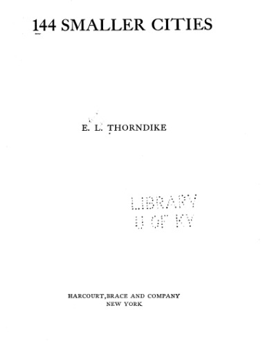 ﻿144 شهر کوچک