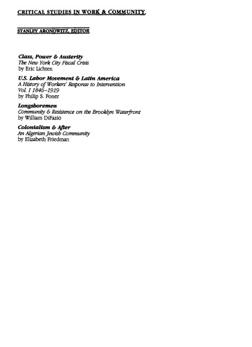 ﻿استعمار و پس از آن: جامعه یهودی الجزایر