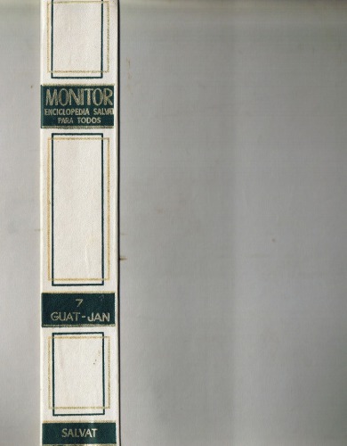 ﻿مانیتور دایره المعارف جلد 7: Guat-Jan (صفحات 3121 تا 3624)