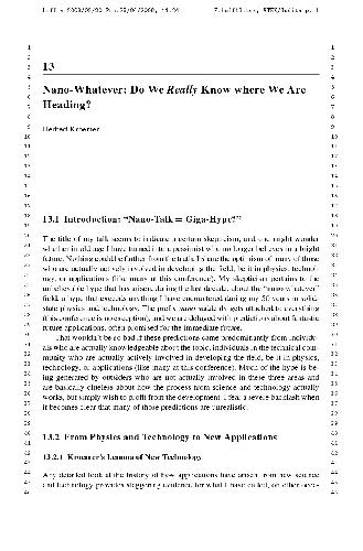 نانو هرچه: آیا ما واقعاً می دانیم که به کجا می رویم؟